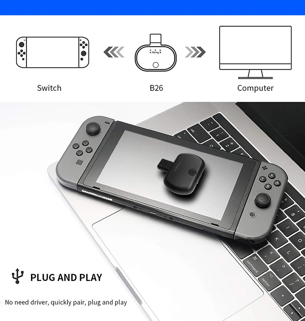 SeenDa type C Bluetooth 5,0 аудио передатчик Aptx LL type-C беспроводной адаптер для телевизионные наушники беспроводной аудио Частотный пусковой установки