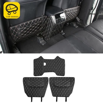 

CarManGo for Toyota Prado 150 2018 2019 Car Care Seat Back Protector Cover Leather Anti-kick Mat Pad Cushion Interior Accessory