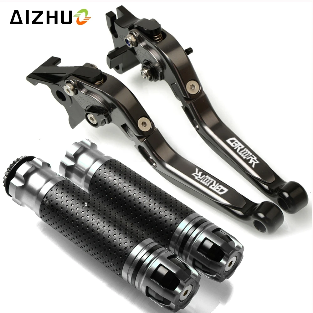 Для HONDA CBR1000RR CBR 1000 RR CBR1000 2008- 2009 мотоциклетный тормозной рычаг сцепления Выдвижная Регулируемая рукоятка руль - Цвет: gray