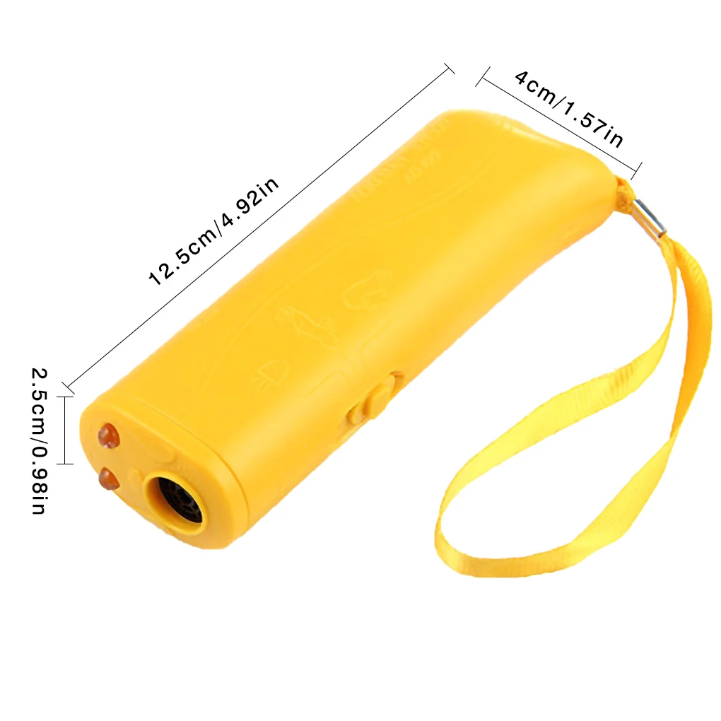 Pet Dog Repeller Anti Barking Stop Bark Training Device Trainer LED Ultrasonic 3 in 1 Anti Barking Ultrasonic dog repeller