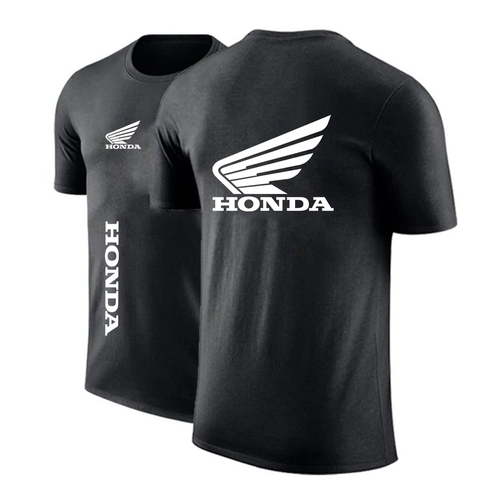 Camiseta de cuello redondo con Logo de Honda Car, Tops informales de manga corta con estampado Punk, camisetas de Ocio personalizadas, novedad de Verano de 2020