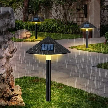 

1Piece Umbrella Shape LED Solar Lawn Light IP65 Waterproof Outdoor Yard Route Lighting Landscape Lights Garden Decoration Lights