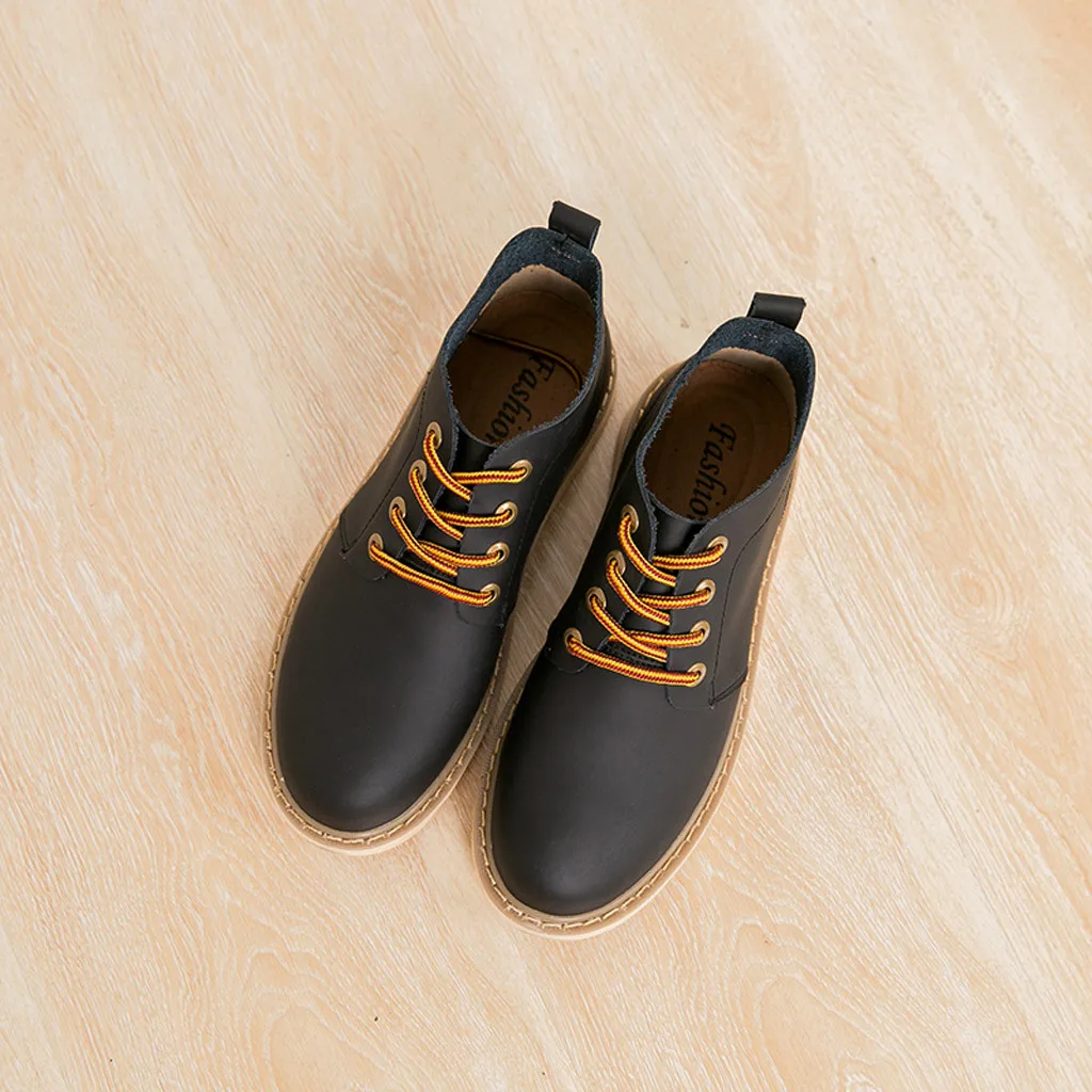 

Couple Warm Winter Men Boots Fashion Ankle Boots Men Winter Work Shoes Men Round Head Fur Snow Boots for Men Botas