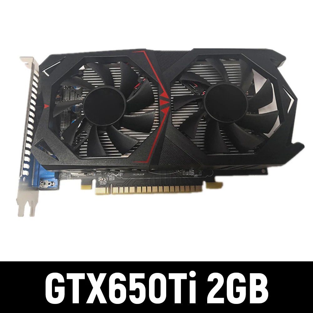 GTX650Ti ATI7670 1/2GB 128bit GDDR5 PCI-E 3.0 16X Gaming Graphic Cards HDMI-Compatible DVI VGA for FPS PUBG Game Computer gpu computer Graphics Cards