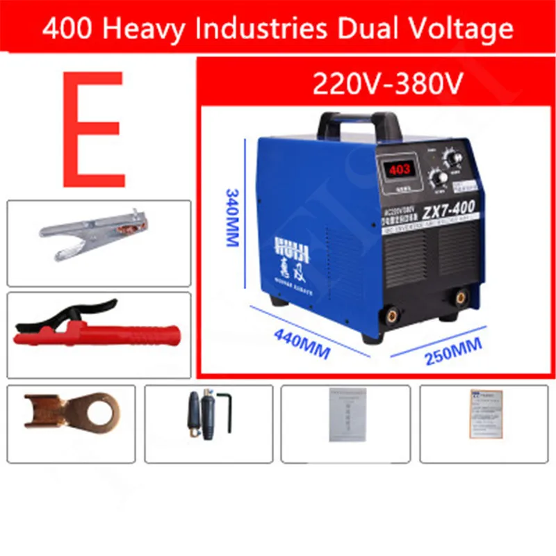 220v380v двухцелевой полностью автоматический ZX7-400 сварочный аппарат постоянного тока