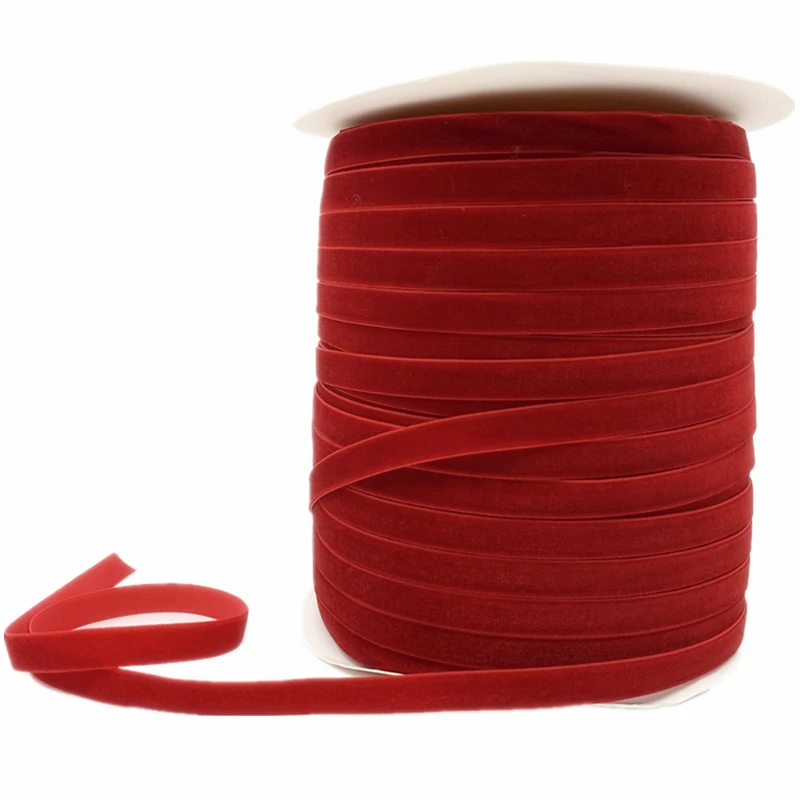 6/10/15/20/25/38mm Velvet Ribbon Handmade Wedding Party Decoration Ribbon For Gift Wrapping DIY Hair Bowknot Sewing Fabric velvet ribbon