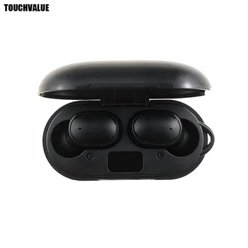 

mini Bluetooth Earphone with Microphone Handsfree Call Power Display Stereo Wireless Earbuds Portable