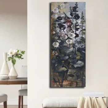 

HD Printed OUCAG Flower Oil Painting Modern Floral Printed Wall Art Decorative Pictures Painting Cuadros for Living Room Posters