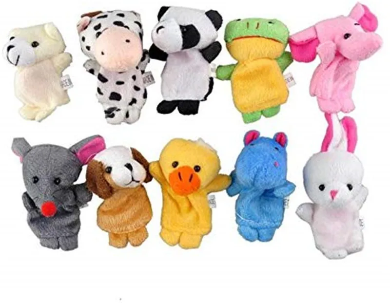 Guilty гаджеты 10x ферма Зоопарк Животные-марионетки на пальцы игрушки мальчики девочки Детские вечерние сумки наполнитель