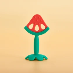 Teething & Massaging Toy Silicone Teethers Babies Accessories Newborn Fruit Chew Toys Safe BPA-Free Silicone for Newborn Infant