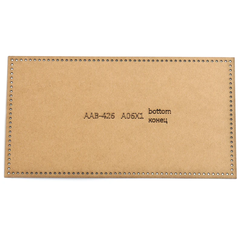 DIY Leather Craft Paper Pattern Clutch Bag Kraft Paper Template Handmade Handbag Acrylic Drawing Mold DIY Sewing Stencils
