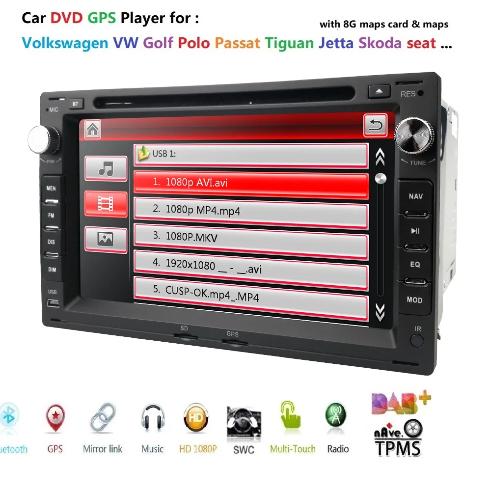Cheap 7"Touch Screen Car DVD Player for VW Golf4 T4 Passat B5 Sharan with 3G GPS Bluetooth Radio Canbus SD USB Free Camera+8GB Map 2 Cheap 7"Touch Screen Car DVD Player for VW Golf4 T4 Passat B5 Sharan with 3G GPS Bluetooth Radio Canbus SD USB Free Camera+8GB Map 2