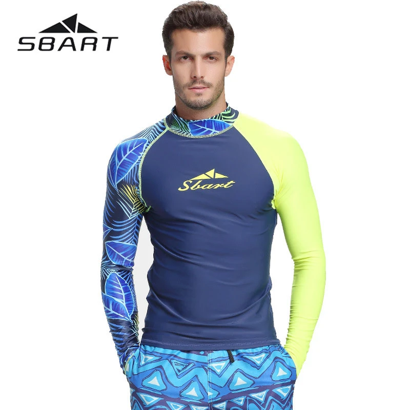 mens swim long sleeve shirt