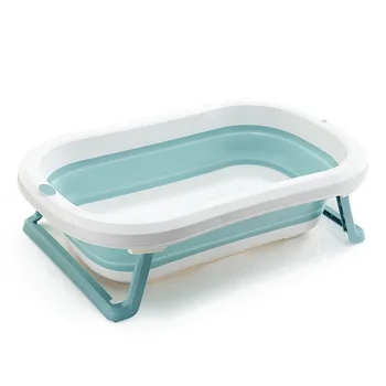 

Baby Folding Bath Bath Bath Bath Bath Bath Neonatal Bath Bucket Thickening Large Bath Bucket For Children Household Bath Bucket