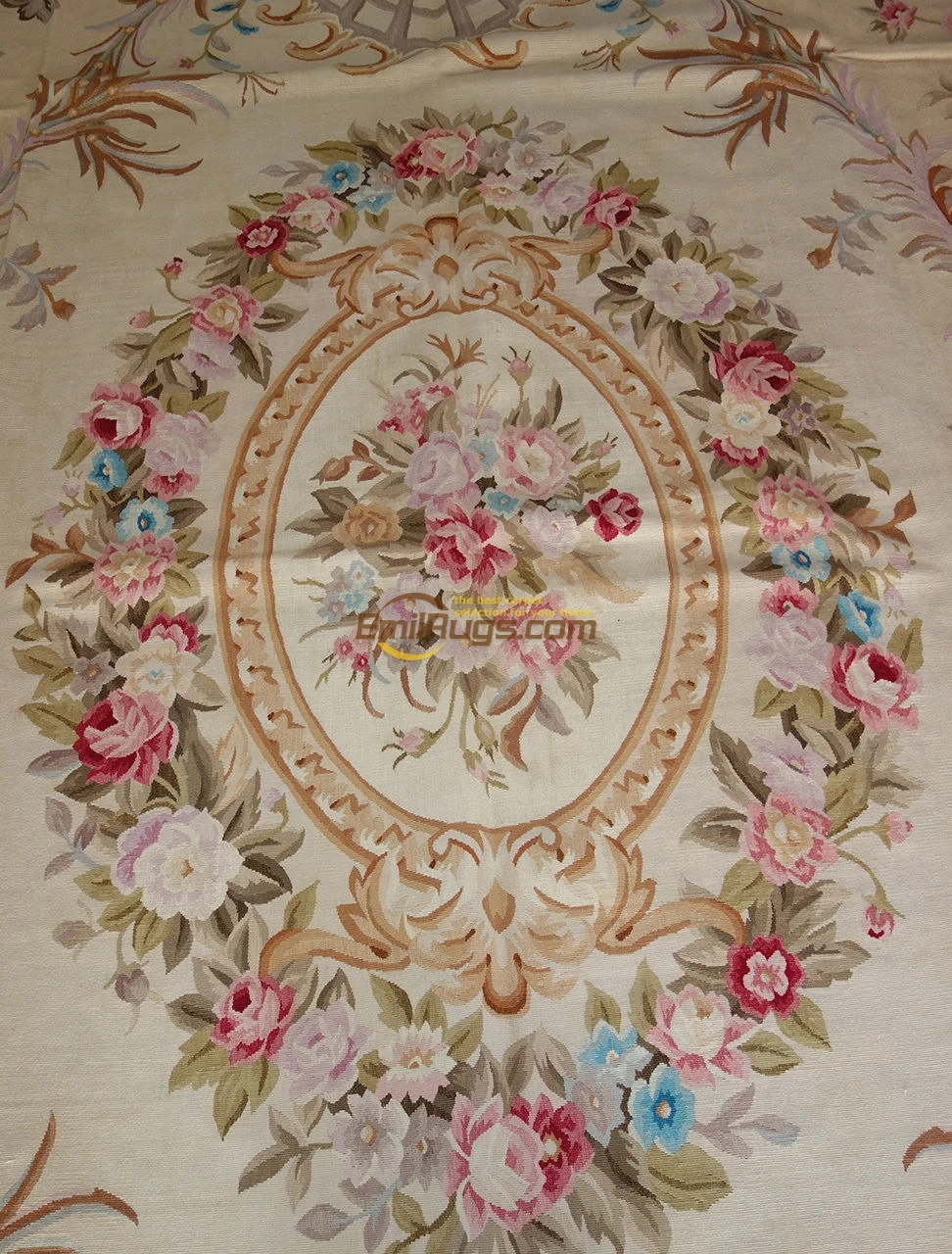 Французский ковры Обюссон 109b 8x10 2 9x12 2 бледно-розовый Роза страна Стиль крем gc8aub yg13