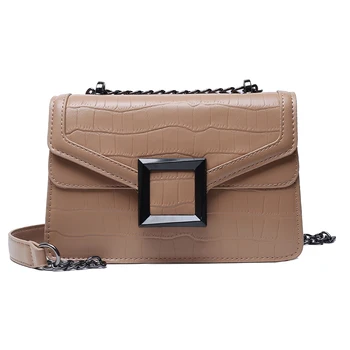 

Luxury Handbags Women Bags Designer Chains Leather Shoulder Messenger Crossbody Bag for Women 2020 White Khaki Black Yellow Red