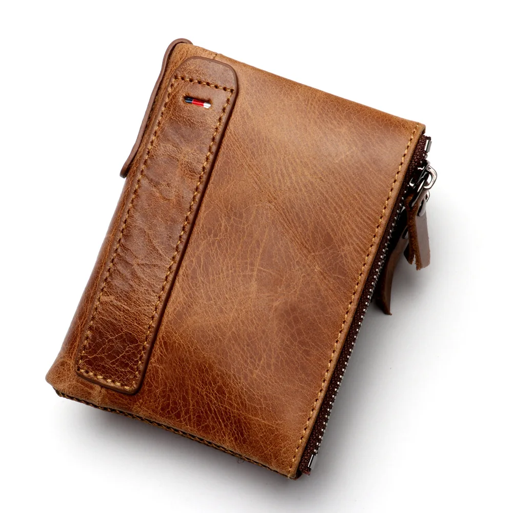 

Manufacturers Wholesale Direct Selling Men Anti-Theft Brush Anti-RFID MEN'S Wallet Multi-functional Men Verticle Wallet