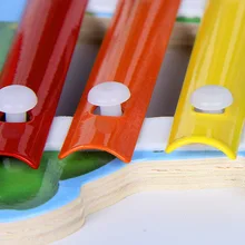 Стук фортепиано Октава детей Пункт Beat животных-музыкальные инструменты деревянный просветить молодых раннее образование деревянная развивающая игрушка