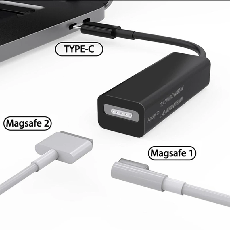 Горячий-Usb C Magsafe адаптер, Тип C к Magsafe 1 и 2 конвертер адаптер зарядки, совместимый с Macbook Pro/Air и любой Usb C Dev