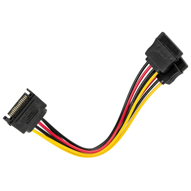 Hot Sale Power Cord 1x 15 Pin SATA Male Cable Cord Adapter Connector Hard Drive Power 4