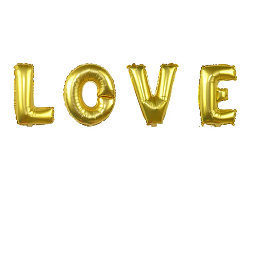 16 дюймов золотые буквы шар День Рождения украшения Детские золотые свадебные шары Алфавит Air Globo юбилей, вечеринка, украшение