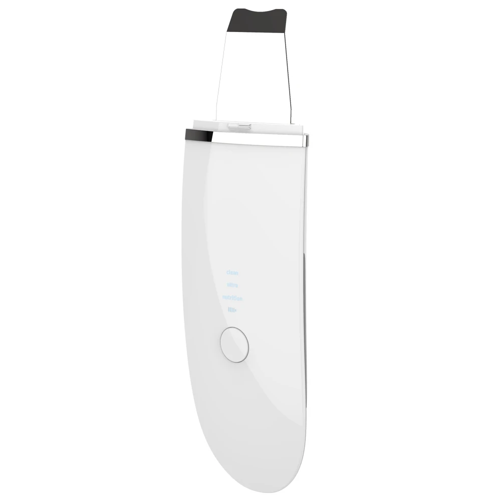  Wireless Charging Ultrasonic Skin Scrubber Deep Cleaning Machine Sonic Face Blackhead Removal Anti 