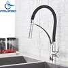 Chrome/Nickel/orb/Gold Rubber Kitchen Faucet Mixer Tap 360 Degree Rotation Pull Down Stream Sprayer Taps ► Photo 1/6