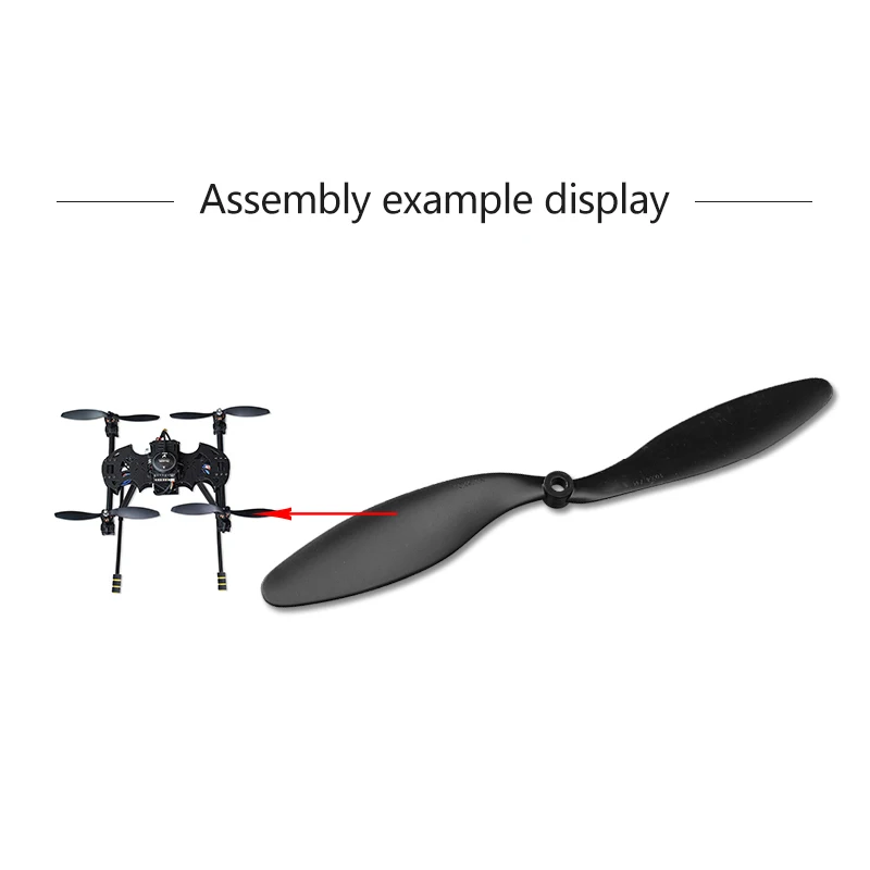2 пары CW CCW Propeller 1045 10x4 5 Blade для RC FPV Drone aircraft|Детали и аксессуары| |