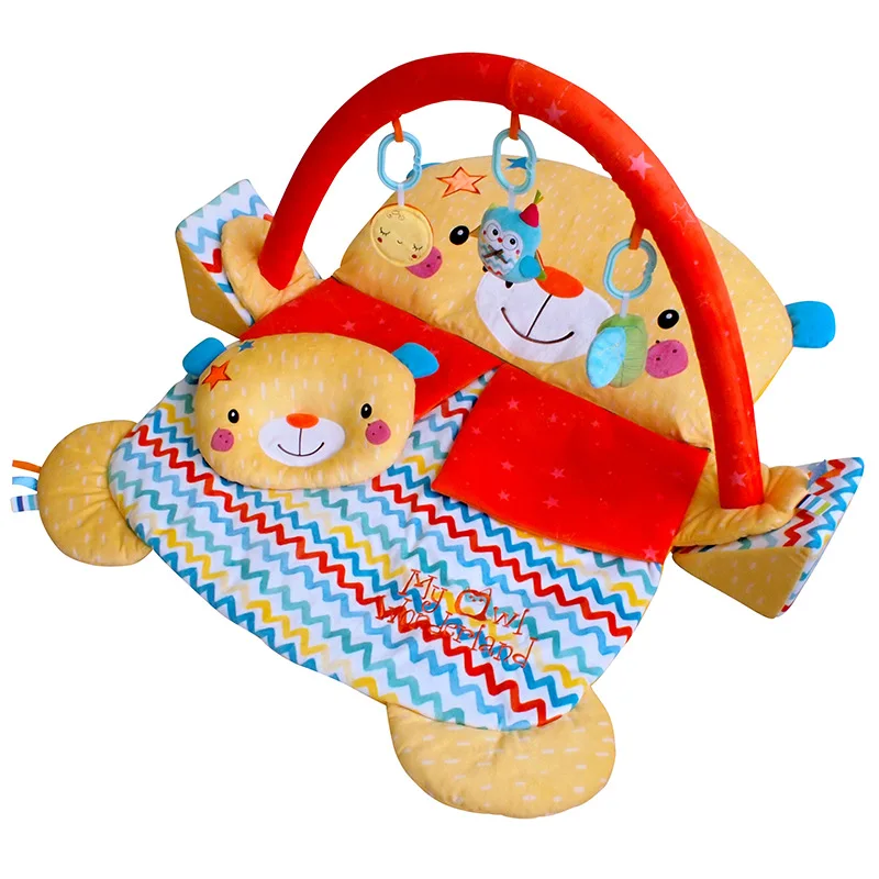 Игровой коврик Детские игрушки для игры в спортзал tapetes bebes игровой коврик Детская стойка для фитнеса плюшевая игрушка игровой коврик speelkleed gimnacio bebe 98*98*51 см Новинка