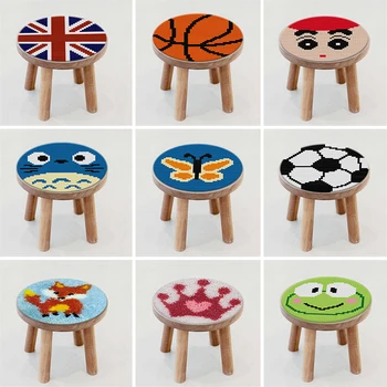 

Knoopkussen Dieren Latch Hook Rug Kit Diy Kussen Knooppakket Embroidery Carpet Cushion Latch Hook Tapijt Foamiran For Needlework