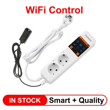 

WIFI Smart Socket Thermostat Temperature Controller Humidity Controller Temperature Outlet Pymeter incubator Humidity controller