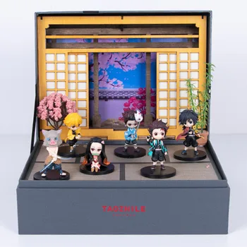 

Japanese Anime Doll Dedicated Japanese Style Courtyard Interior Outdoors Scene Gift Box Action Figure Model Toy X3910