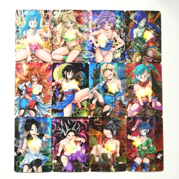 

27pcs Super Dragon Ball Z Sexy Gentleman Chichi Bulma Android 18 Heroes Battle Card Ultra Game Collection Cards