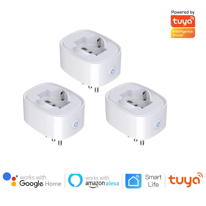 Смарт-розетка Tuya 16 А с поддержкой Wi-Fi и таймером | Электроника