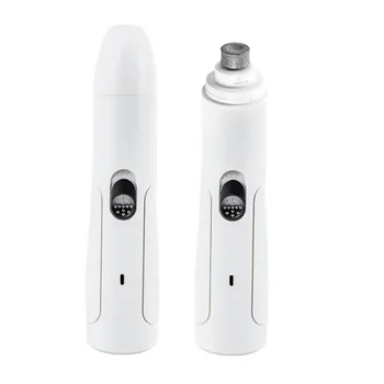 

Pet Nail Grinder Rechargeable Dog Cat 2-Speed Low Noise Electric Nail Clippers Trimmer Grinder for Dogs and Cats