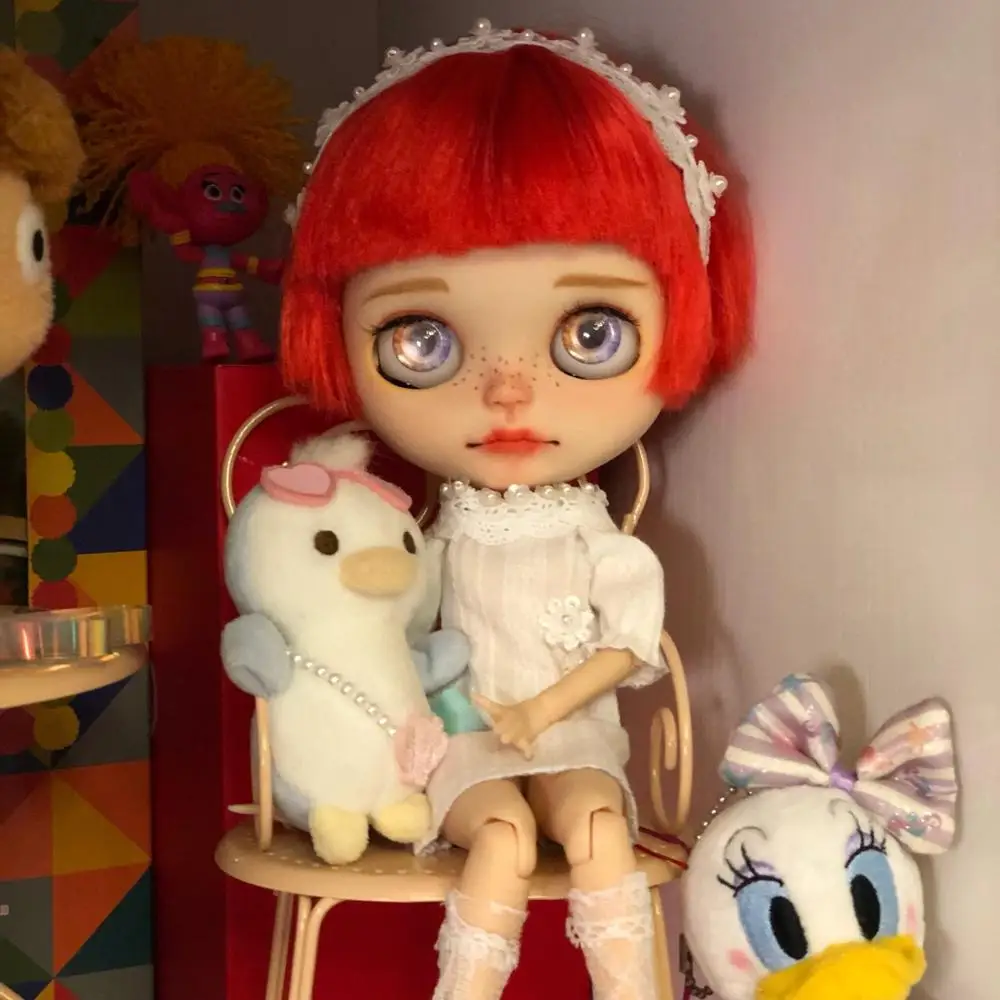 1/6 BJD 30 см игрушки для кукол 19 шарниров высшего качества BJD шарнирная кукла короткие красные волосы blyth кукла на заказ