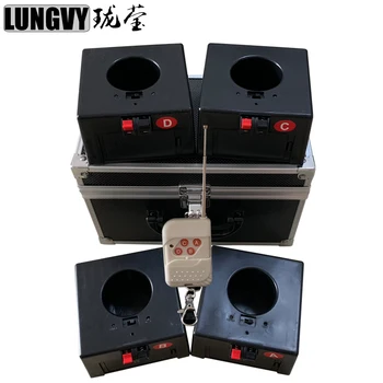 

Free Shipping D04 D06 D08 Wireless Remote 4/6/8 Cues Receivers Stage Firework Fountain System 1 Case 4/6/8 Base Firing System