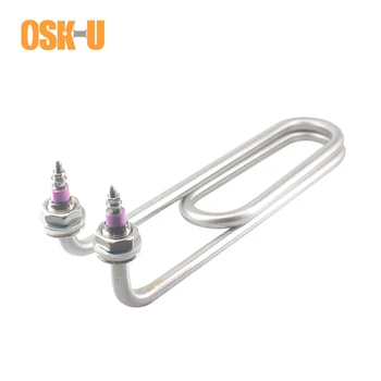 

Double U Type Heating Element 304SUS 220/380V M18 Thread Bended U Shape Electric Heating Pipe for Kitchenware 3KW/4KW/6KW