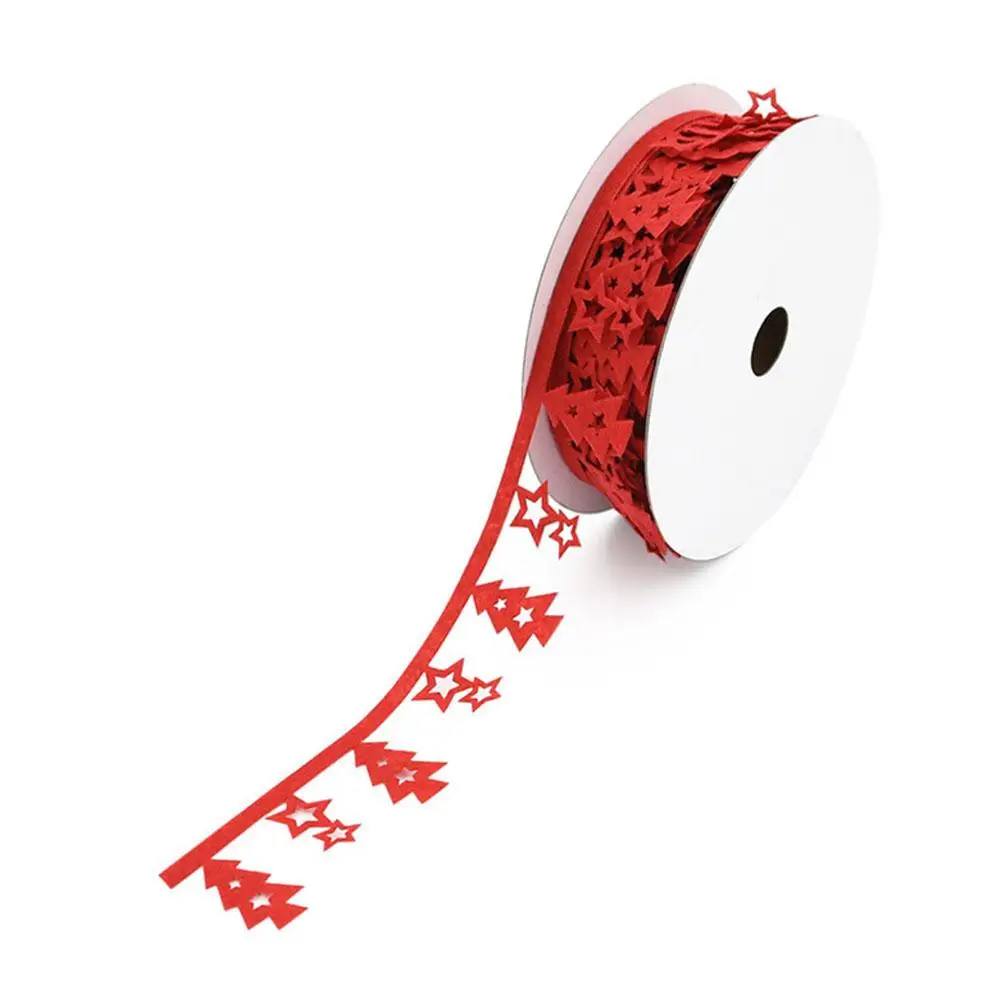 

10M Durable Christmas Tree Star Ribbon Trim DIY Decorative Chain Rope Party Supplies Easy To Use