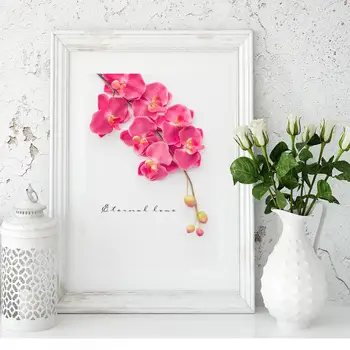 

Custom Poster Wall Paper Flowers#n Canvas Wall Art Picture Set Posters Home Decor Prints Abstract Prints for Room20-0630-62