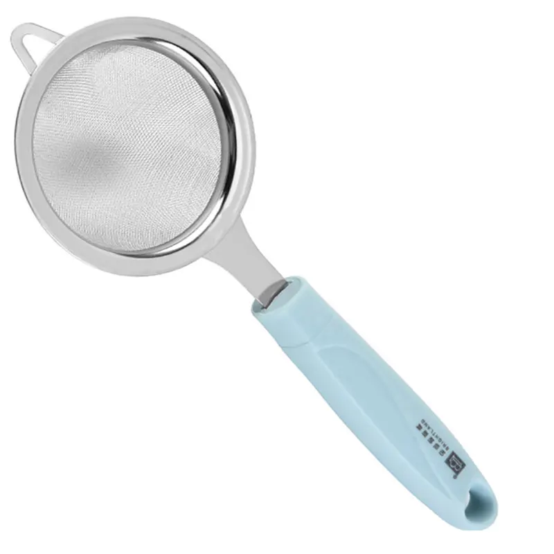Cooking Oil Strainer Fine Wire Mesh Oil Skimmer Strainer Flour Sifter Sieve Colander Stainless Steel Kitchen Accessories G1
