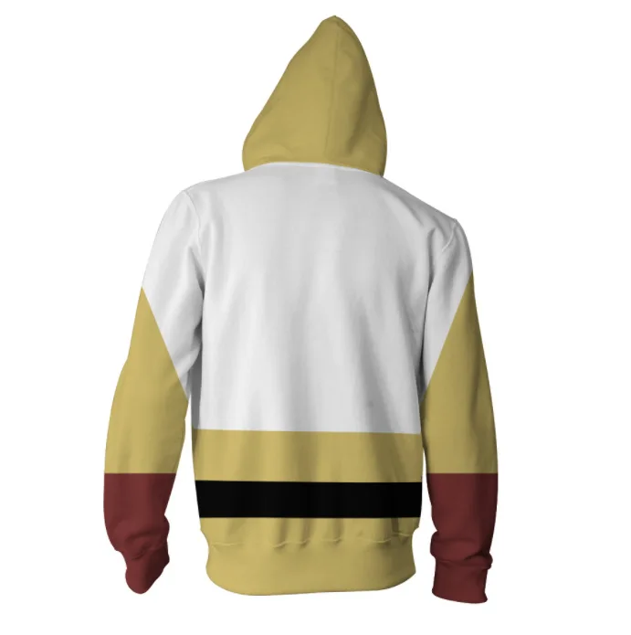 Аниме ONE PUNCH MAN кофты с капюшоном, посвященные Сайтаме Костюмы для косплея ONE PUNCH MAN 3D куртки с капюшоном и принтом кофты Косплэй мужская повседневная куртка с капюшоном