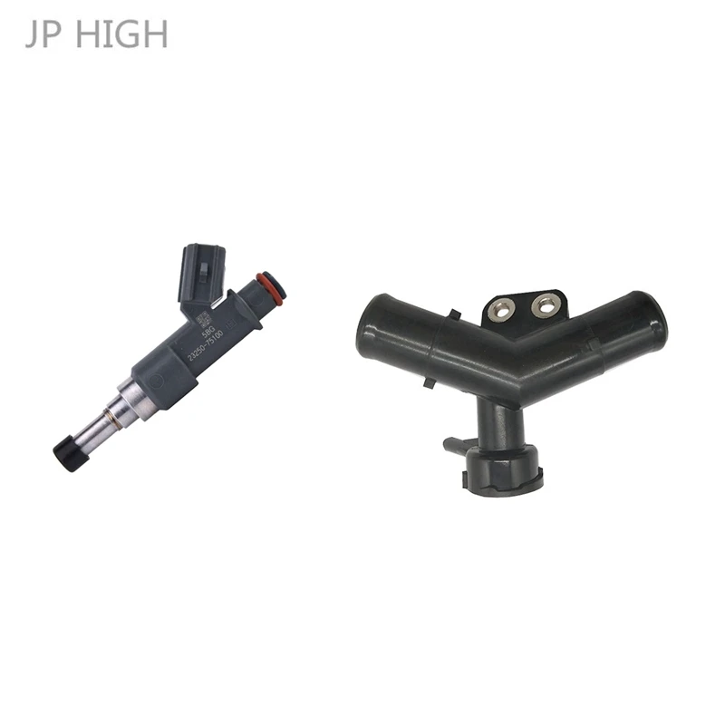 1X Fuel Injector 23209-79155 with Coolant Thermostat Housing Water Pipe | Автомобили и мотоциклы
