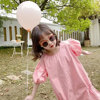 

2020 Korea Style Baby Girls Dress Summer Kids Girls Dresses 2-7 Years