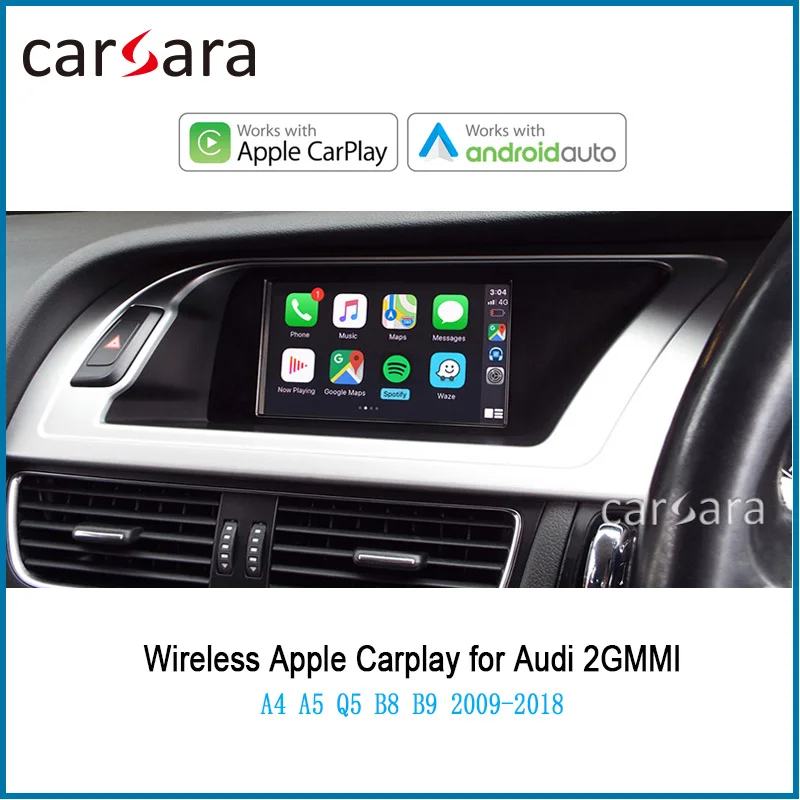 Беспроводной декодер Carplay для Au di A4 A5 Q5 B8 B9 мультимедийный интерфейс Non MMI CarPlay и