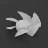 Small Power Mini Plastic Fan Blade 4/6 Leaves For Hairdryer Motor ► Photo 3/6