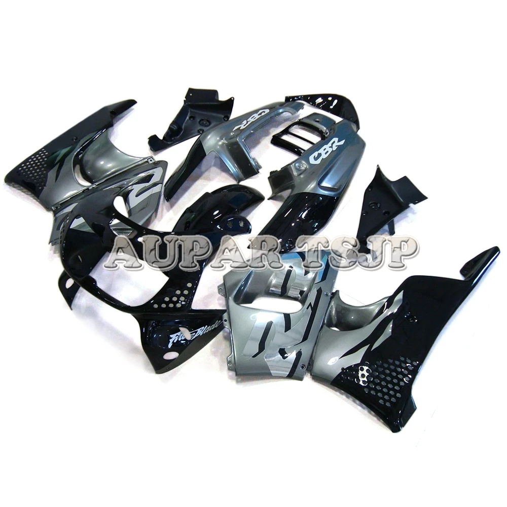 CBR Серебристые черные Обтекатели подходят для Honda CBR900RR 893 CBR893RR 1996 1997 96 97 ABS пластик обтекатель кузова Комплект