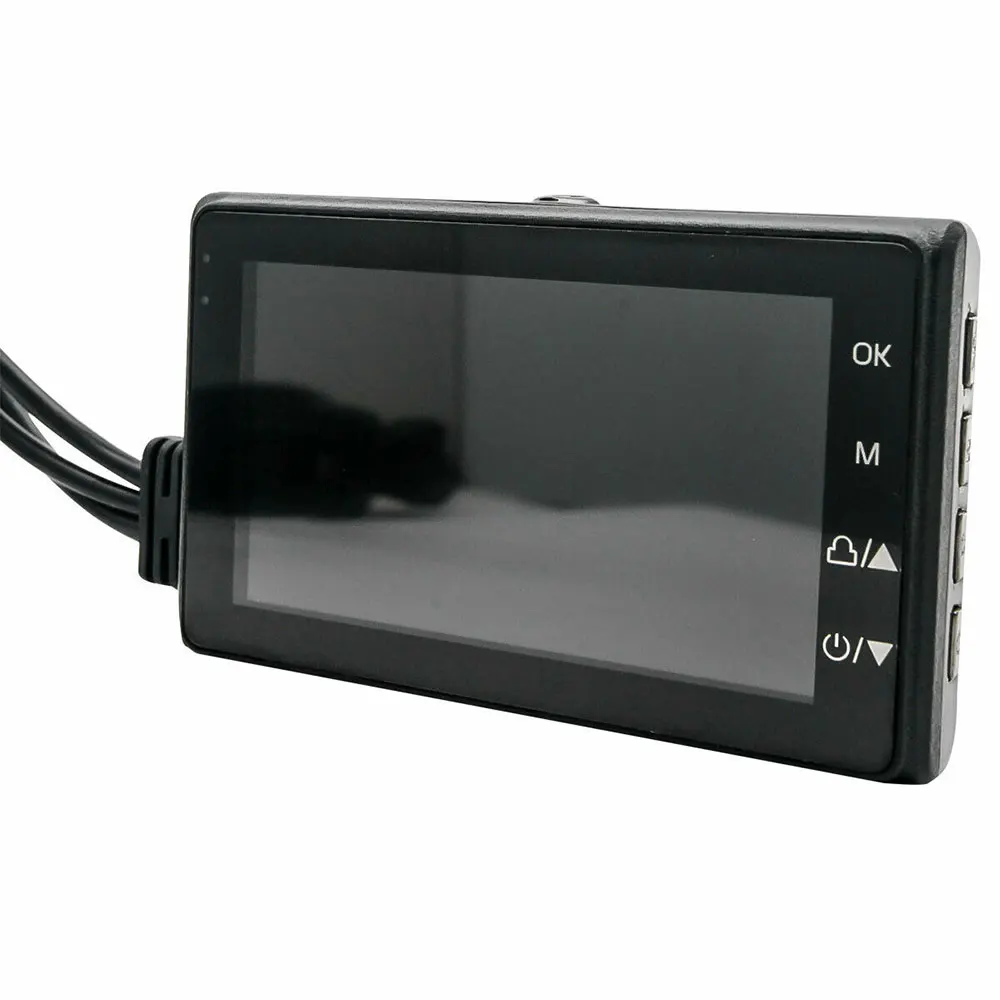 HD 1080P мотоциклетная камера с двумя объективами Moto DVR моторная видеорегистратор с передним и задним видеорегистратором мотоциклетная Электроника