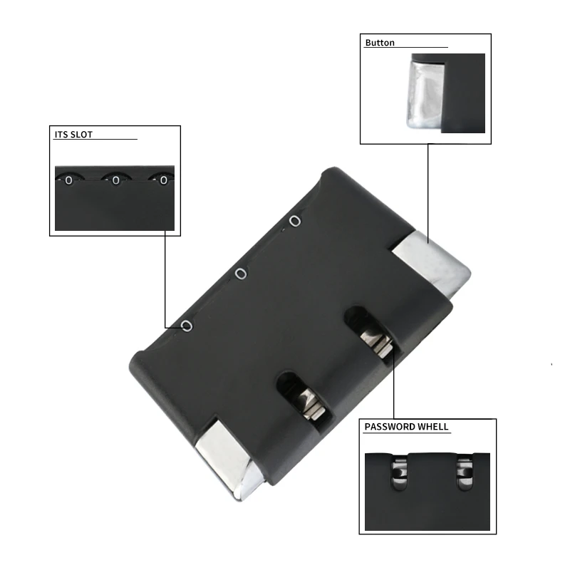 Luggage trolley suitcase suitcase accessories password lock fixed lock security anti-theft lock zipper lock