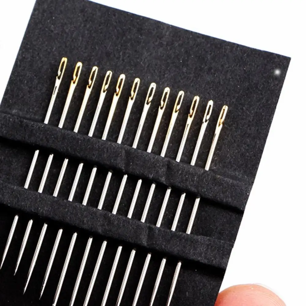 

Darning Needles Stainless Steel Multi-size Blind Needle 12PCS/Lot Popular Side Opening DIY Sewing Needle Sewing High Quality